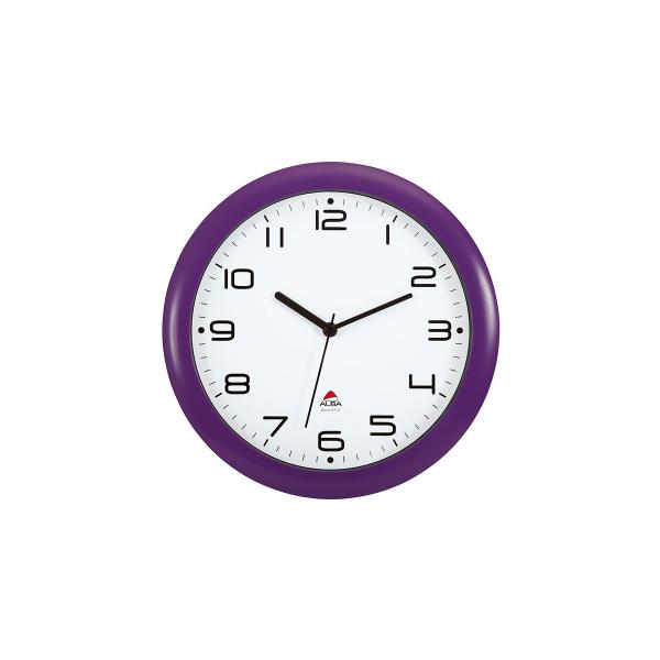 HORNEW P reloj de pared Reloj de pared de cuarzo Alrededor Púrpura