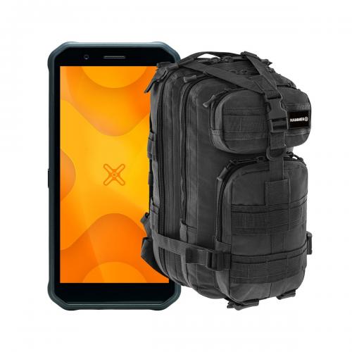 Telefono movil smartphone rugerizado hammer energy x backpack 5.5pulgadas - 64gb rom - 4gb ram - 13 + 2 mpx - 8 mpx - octa 