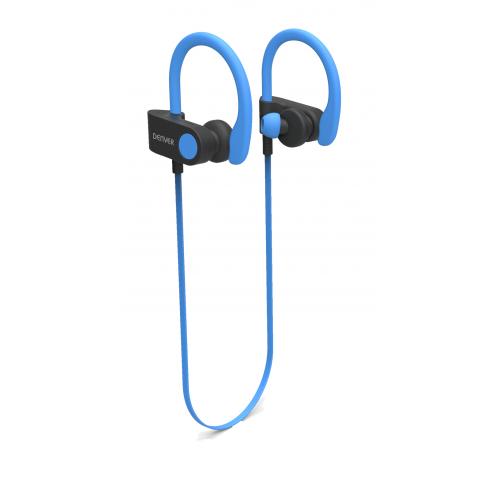 BTE-110 BLUE Auriculares Banda para cuello MicroUSB Bluetooth Negro, Azul