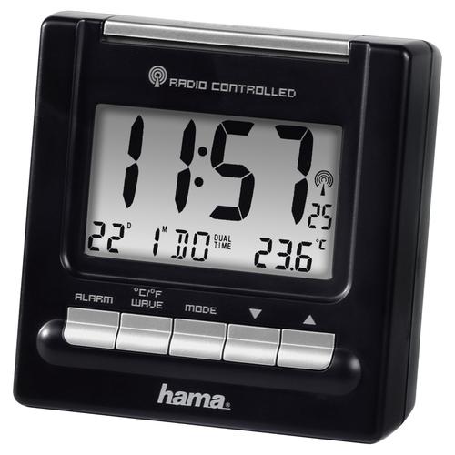 Hama RC200 Reloj despertador digital Negro