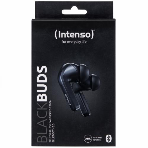 Black Buds T300A Auriculares Dentro de oído Llamadas/Música/Deporte/Uso diario Negro