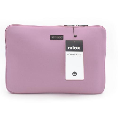Funda nilox para portatil 14.1pulgadas rosa