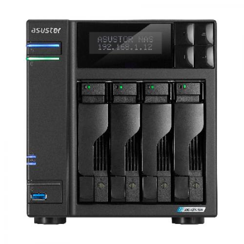 90-AS6704T00-MD30 servidor de almacenamiento NAS Escritorio Ethernet Negro N5105