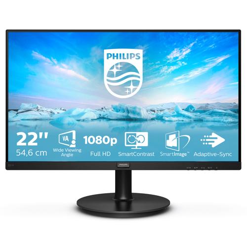 Philips V Line 221V8A/00 LED display 54,6 cm (21.5") 1920 x 1080 Pixeles Full HD Negro