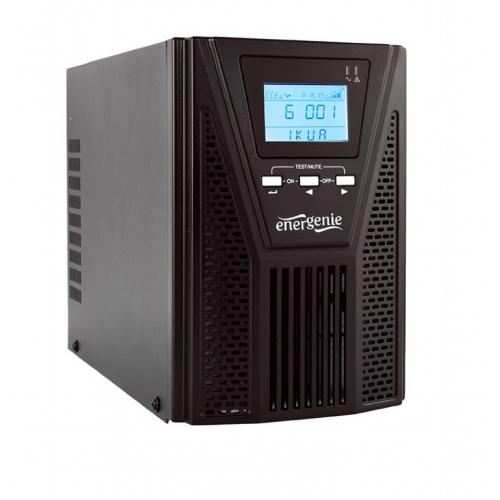 EG-UPSO-1000 sistema de alimentación ininterrumpida (UPS) Doble conversión (en línea) 1 kVA 900 W 4 salidas AC