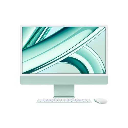 iMac Apple M 59,7 cm (23.5") 4480 x 2520 Pixeles 8 GB 256 GB SSD PC todo en uno macOS Sonoma Wi-Fi 6E (802.11ax) Verde
