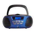 ALTAVOCES BLUETOOTH CON LECTOR DE CD MP3 Y USB AIWA BOOMBOX BBTU-300 BLUE BT 5.0 5W RMS RADIO FM
