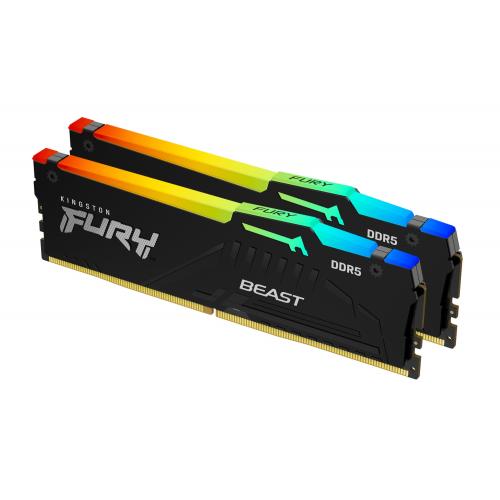 FURY Beast RGB módulo de memoria 32 GB 2 x 16 GB DDR5 5200 MHz