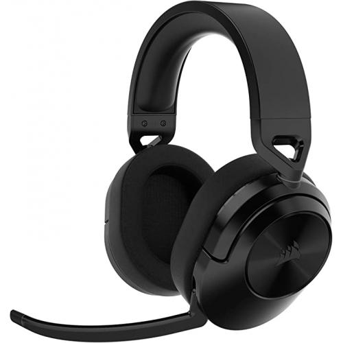 HS55 WIRELESS Auriculares Inalámbrico Diadema Juego Bluetooth Negro, Carbono