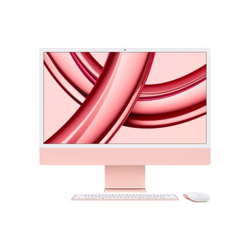 iMac Apple M M3 59,7 cm (23.5") 4480 x 2520 Pixeles 8 GB 512 GB SSD PC todo en uno macOS Sonoma Wi-Fi 6E (802.11ax) Rosa