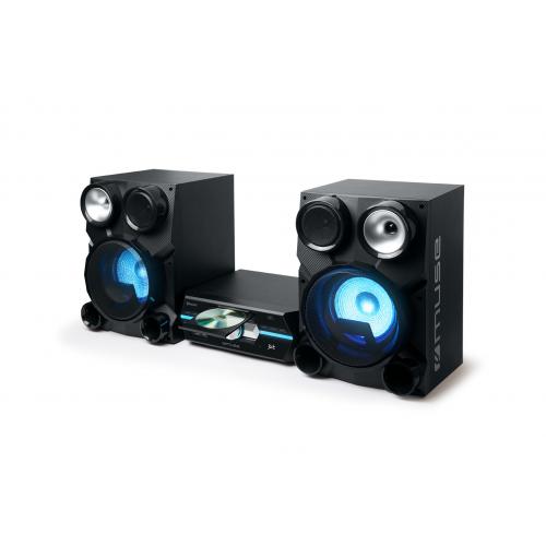 M-80 DJ sistema de audio para el hogar Minicadena de música para uso doméstico Negro