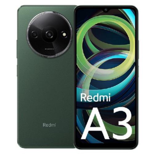Redmi A3 17 cm (6.71") SIM doble Android 14 4G USB Tipo C 3 GB 64 GB 5000 mAh Verde