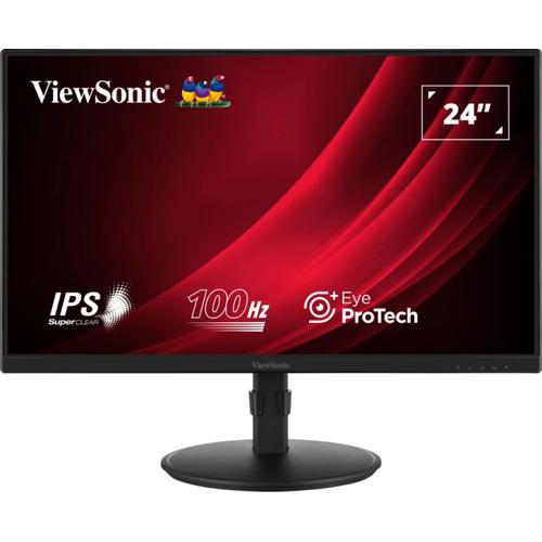 Viewsonic VA VA2408-HDJ pantalla para PC 61 cm (24") 1920 x 1080 Pixeles Full HD LED Negro