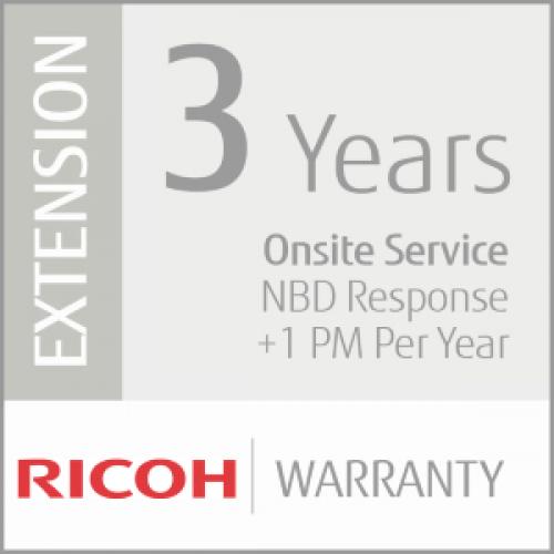 Ricoh Extensión de Garantía a 3 años (Producción de Volumen Medio)