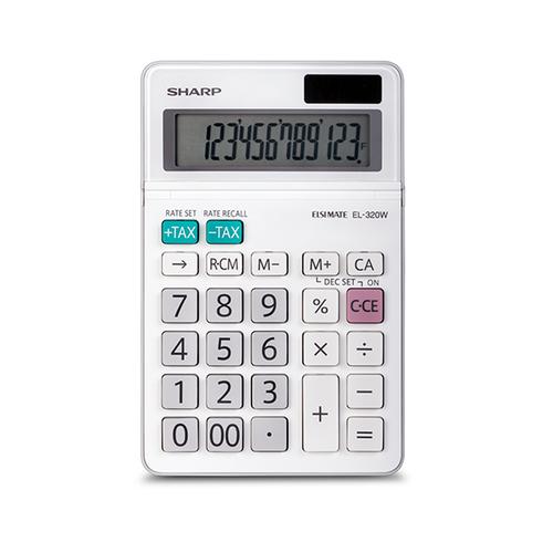 Sharp EL320WB calculadora Escritorio Calculadora básica Blanco
