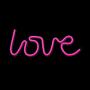 Lampara forever neon led love pink