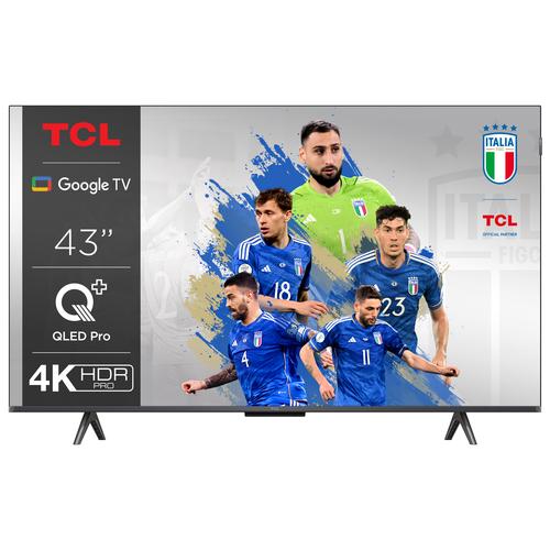 TCL C65 Series 43C655 Televisor 109,2 cm (43") 4K Ultra HD Smart TV Wifi Titanio 450 cd / m²
