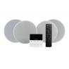 KS-WALL-4 sistema de audio para el hogar Minicadena de música para uso doméstico 50 W Negro, Gris, Blanco