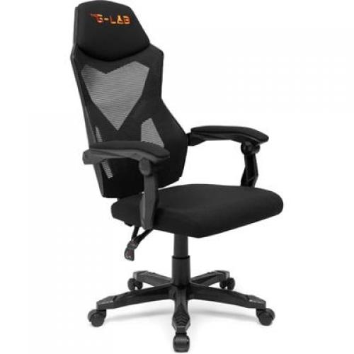 The G-Lab KS-RHODIUM-A silla para videojuegos Silla para videojuegos universal Asiento acolchado Negro