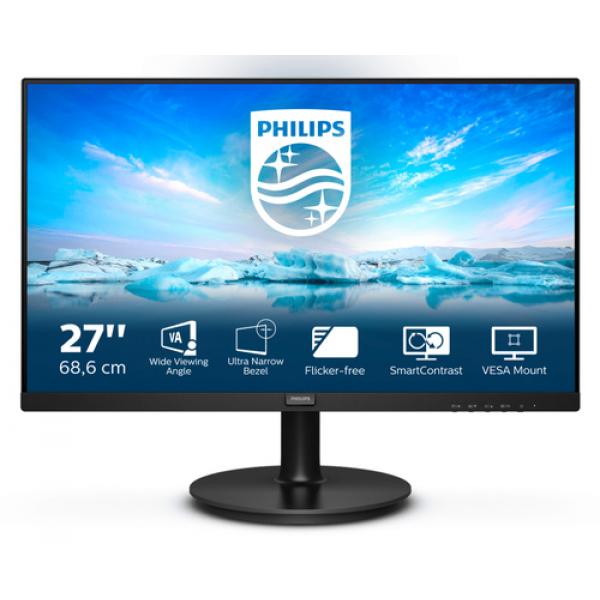 Philips V Line 271V8L/00 LED display 68,6 cm (27") 1920 x 1080 Pixeles Full HD Negro - Imagen 1