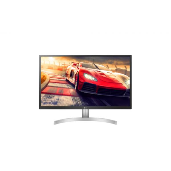 LG 27UL500-W pantalla para PC 68,6 cm (27") 4K Ultra HD LED Plana Mate Plata - Imagen 1