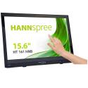 Hannspree HT HT161HNB monitor pantalla táctil 39,6 cm (15.6") 1366 x 768 Pixeles Negro Multi-touch Mesa