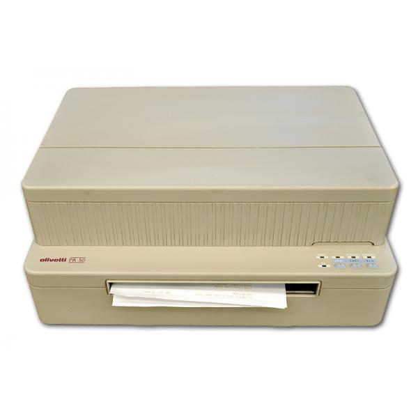 Olivetti PR50 Tecnología: Matricial. Velocidad: hasta 6 lineas/seg. Ancho Papel: 245 mm. Copias: Original + 4 copias. Conectivid