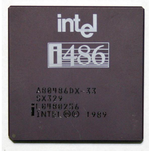 Intel 486 DX-33 Procesador Intel 486 DX-33 - Imagen 1