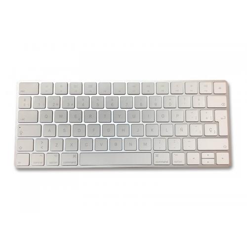 Apple Magic Keyboard Teclado Inalámbrico APPLE Magic Keyboard 2 - Tipo: Teclas Bajo Perfil - Conexión: Bluetooth - Alimentación: