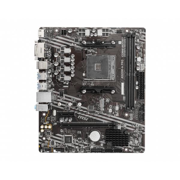 MSI A520M-A PRO placa base AMD A520 Zócalo AM4 micro ATX - Imagen 1