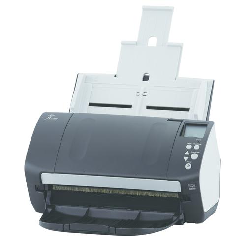 Fujitsu fi-7160 Escáner con alimentador automático de documentos (ADF) 600 x 600 DPI A4 Negro, Blanco