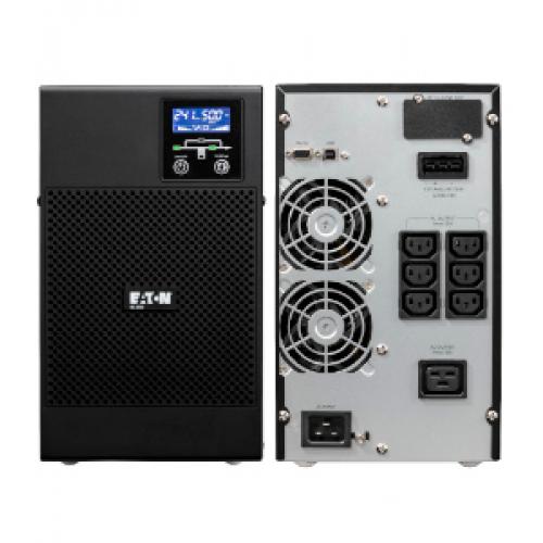 Eaton 9E3000I sistema de alimentación ininterrumpida (UPS) Doble conversión (en línea) 3000 VA 2400 W 7 salidas AC