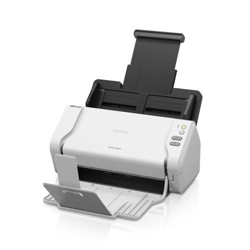Brother ADS-2200 escaner 600 x 600 DPI Escáner con alimentador automático de documentos (ADF) Negro, Blanco A4
