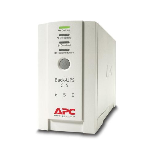 APC Back-UPS sistema de alimentación ininterrumpida (UPS) 650 VA 4 AC outlet(s) Standby (Offline) - Imagen 1
