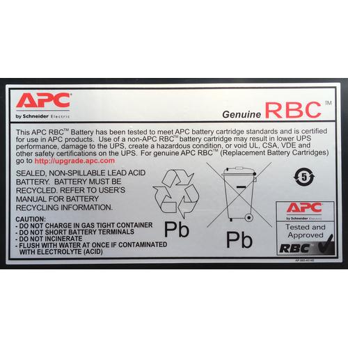APC Battery Cartridge Replacement #17 batería recargable Sealed Lead Acid (VRLA)
